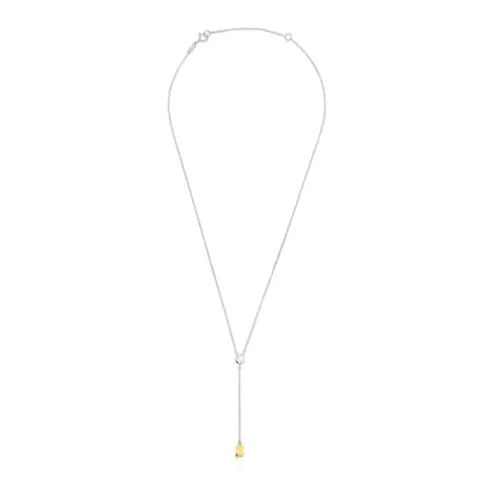 Colar bicolor com urso TOUS Joy Bits