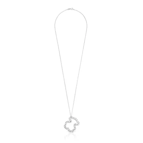 Colar com motivo de urso XL Twisted