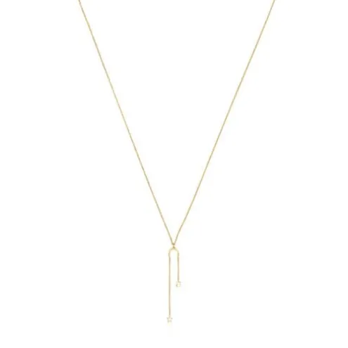 Colar com motivos urso e estrela TOUS Cool Joy em ouro