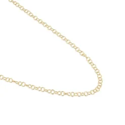 Colar curto argolas em ouro 50 cm TOUS Basics