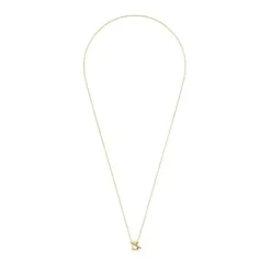 Colar curto em ouro e urso I-Bear