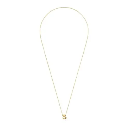 Colar curto em ouro e urso I-Bear
