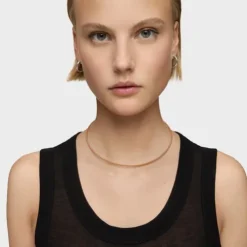 Colar em aço IP laranja 2 mm Mesh Tube