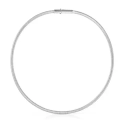 Colar em aço 4 mm Mesh Tube
