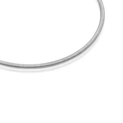 Colar em aço 4 mm Mesh Tube