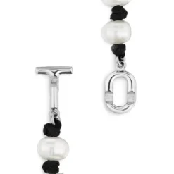 Colar em nylon preto com pérolas cultivadas de 42 cm TOUS MANIFESTO