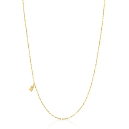 Colar em prata vermeil Bold Bear