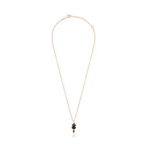 Colar Erma em Prata Vermeil rosa