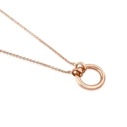 Colar Hold em Prata Vermeil rosa