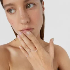 Colar Les Classiques coração em Ouro branco e Diamantes