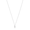 Colar Les Classiques cruz em Ouro branco com Diamantes