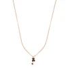 Colar Motif em Prata Vermeil rosa