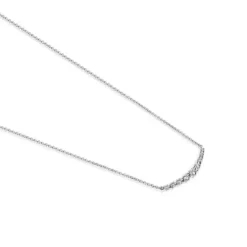 Colar Riviere em Ouro branco com Diamantes