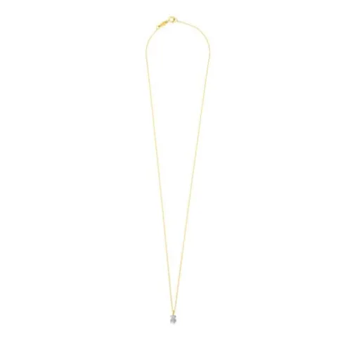 Colar TOUS Puppies em Ouro branco e Diamantes