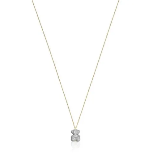 Colar urso Bold Bear em diamantes de 0,58 ct e ouro