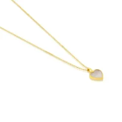Colar XXS coração em Ouro e Nácar