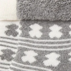 Conjunto de 2 pares de peúgas de bebé SSocks cinzento