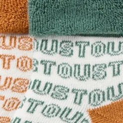 Conjunto de 2 pares de peúgas de bebé SSocks cor única
