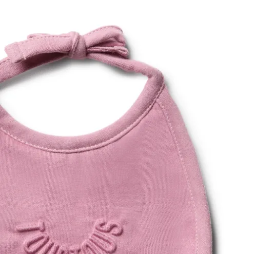 Conjunto de babetes de bebé Trend cor-de-rosa
