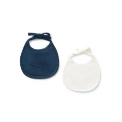 Conjunto de babetes de bebé Trend azul marinho