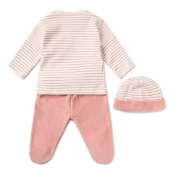 Conjunto de bebé recém-nascido Classic cor-de-rosa
