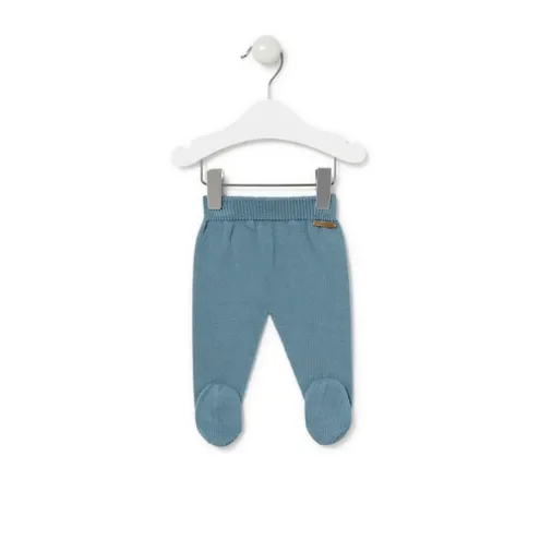 Conjunto de malha de bebé Tricot azul