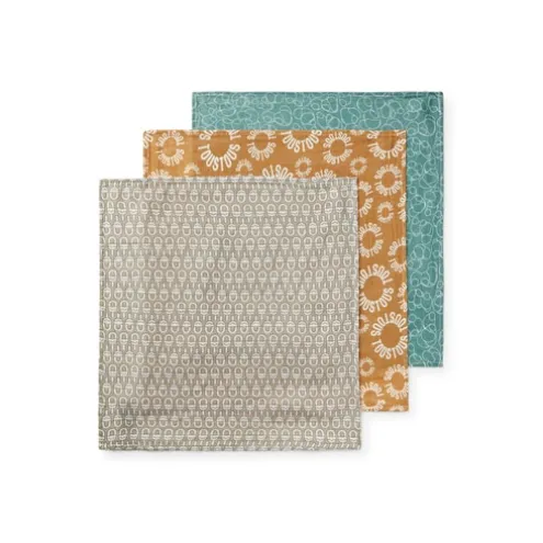 Conjunto de mantilhas de 3 MMuse multicolor