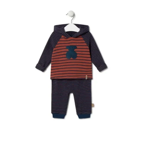 Conjunto de menino às riscas Blue azul marinho