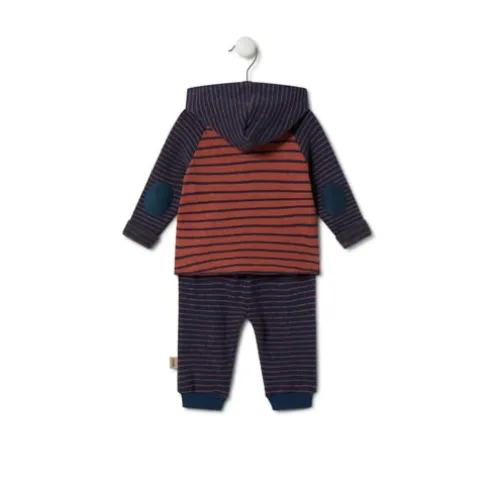 Conjunto de menino às riscas Blue azul marinho