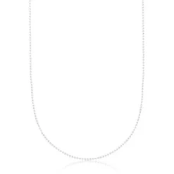 Corrente comprida TOUS Chain em Prata com bolas de 2,2 mm, 80 cm.