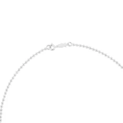 Corrente comprida TOUS Chain em Prata com bolas de 2,2 mm, 80 cm.