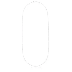 Corrente comprida TOUS Chain em Prata com bolas de 2,2 mm, 80 cm.