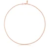 Corrente média banhada a ouro rosa de 18 K sobre prata, 50 cm, TOUS Hand