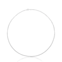 Corrente média em prata com bolas, 50 cm, TOUS Chain