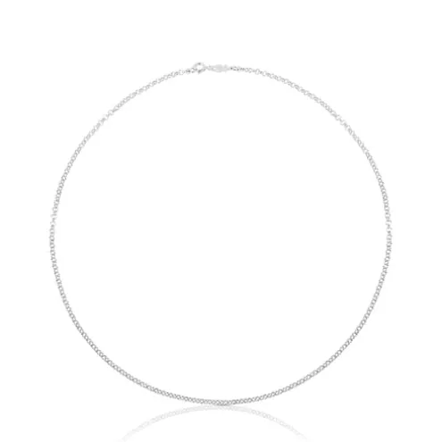 Corrente média em prata com bolas, 50 cm, TOUS Chain