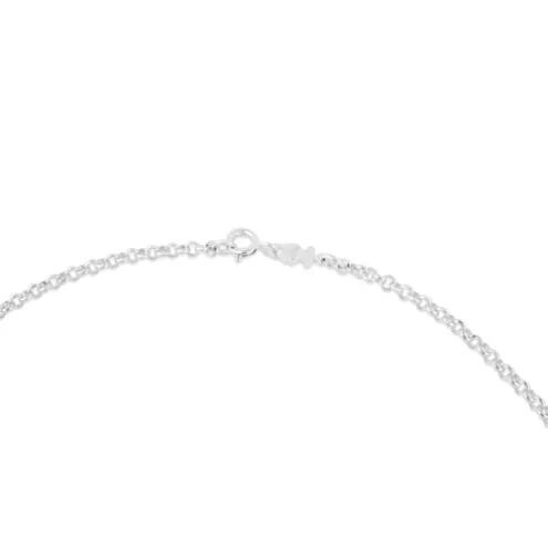 Corrente média em prata com bolas, 50 cm, TOUS Chain
