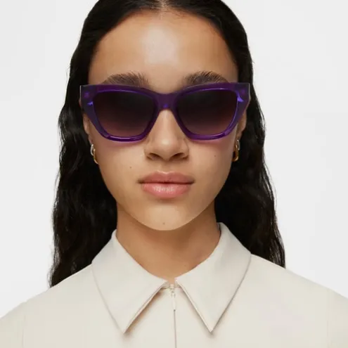 Óculos de sol violeta TOUS Edge