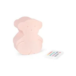 Doce luz de presença em forma de Urso Cor-de-Rosa