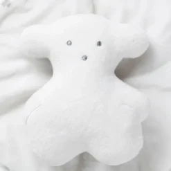 Doudou de nós com Ursinho Branco