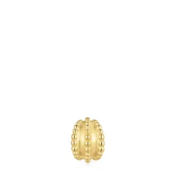 Earcuff banhado a ouro de 18 K sobre prata TOUS Grain