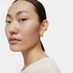 Earcuff banhado a ouro de 18 K sobre prata TOUS Grain
