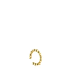 Earcuff banhado a ouro de 18 K sobre prata Gloss