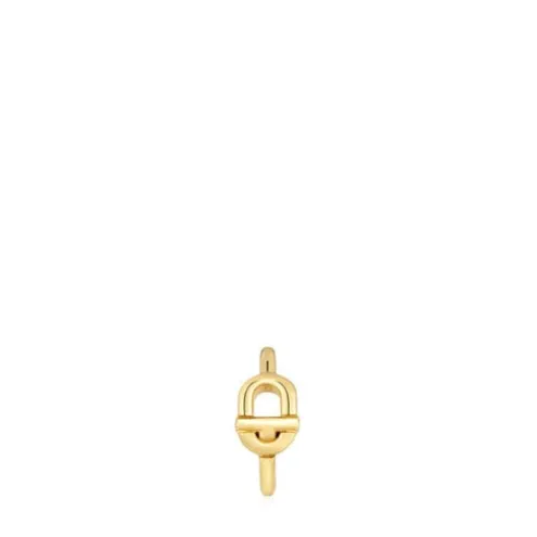 Earcuff banhado a ouro de 18 K sobre prata TOUS MANIFESTO