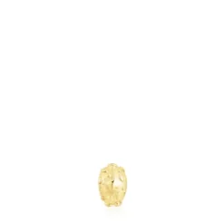 Earcuff com banho de ouro de 18 K sobre prata Dybe