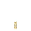 Earcuff em prata e prata vermeil Logo