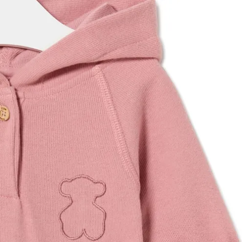 Escafandro com capuz de bebé Icon cor-de-rosa