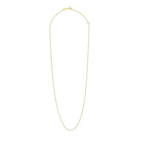 Gargantilha banhada a ouro de 18 K sobre prata 60 cm TOUS Basics