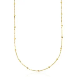 Gargantilha banhada a ouro de 18 K sobre prata com bolas intercaladas TOUS Basics