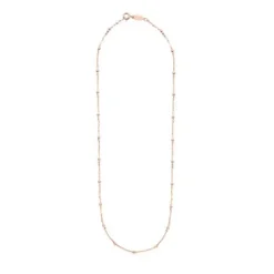 Gargantilha banhada a ouro rosa de 18 K sobre prata e bolas TOUS Chain