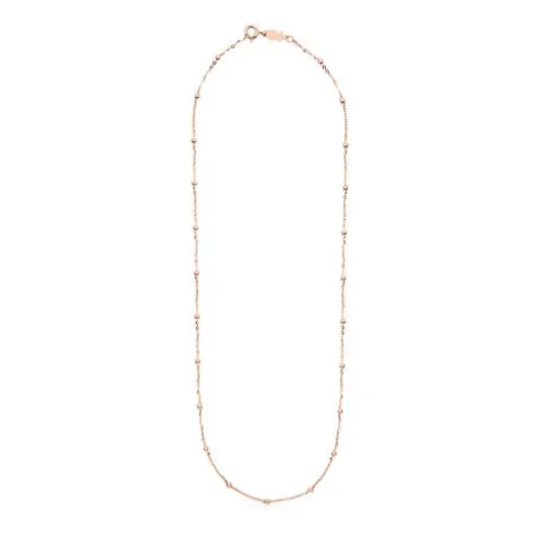 Gargantilha banhada a ouro rosa de 18 K sobre prata e bolas TOUS Chain
